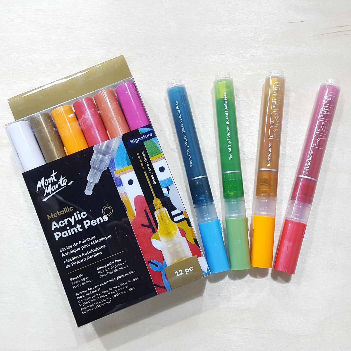 Mont Marte Acrylic Paint Pen 塑膠彩筆