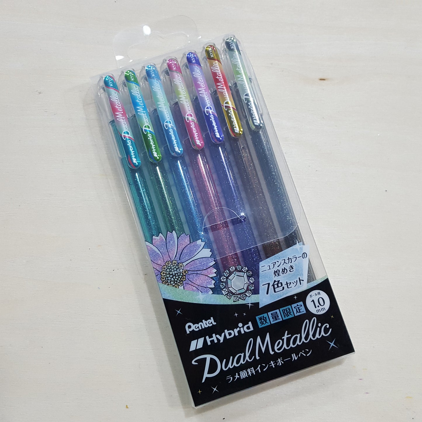Pentel Hybrid Dual Metallic Gel Pen