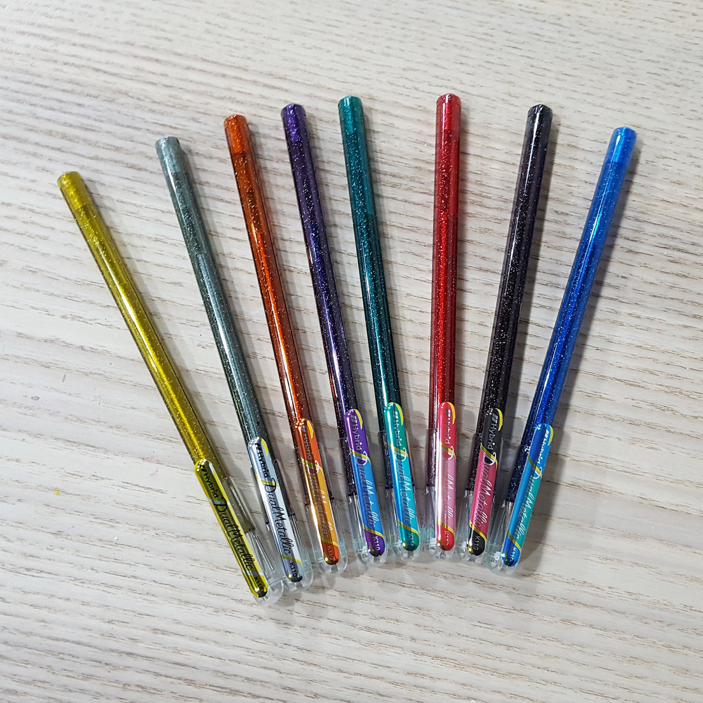 Pentel Liquid Gel Roller Pen 8 Colours