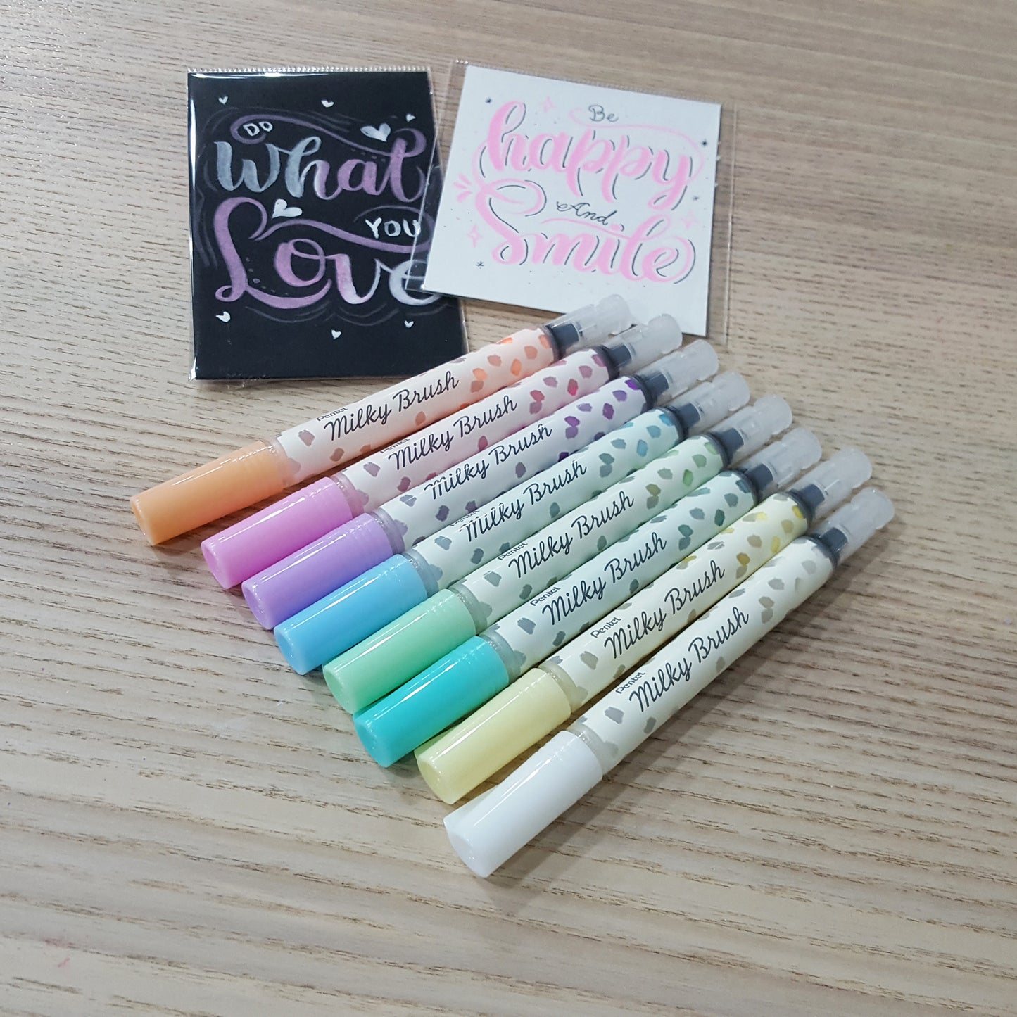 Pentel milky brush