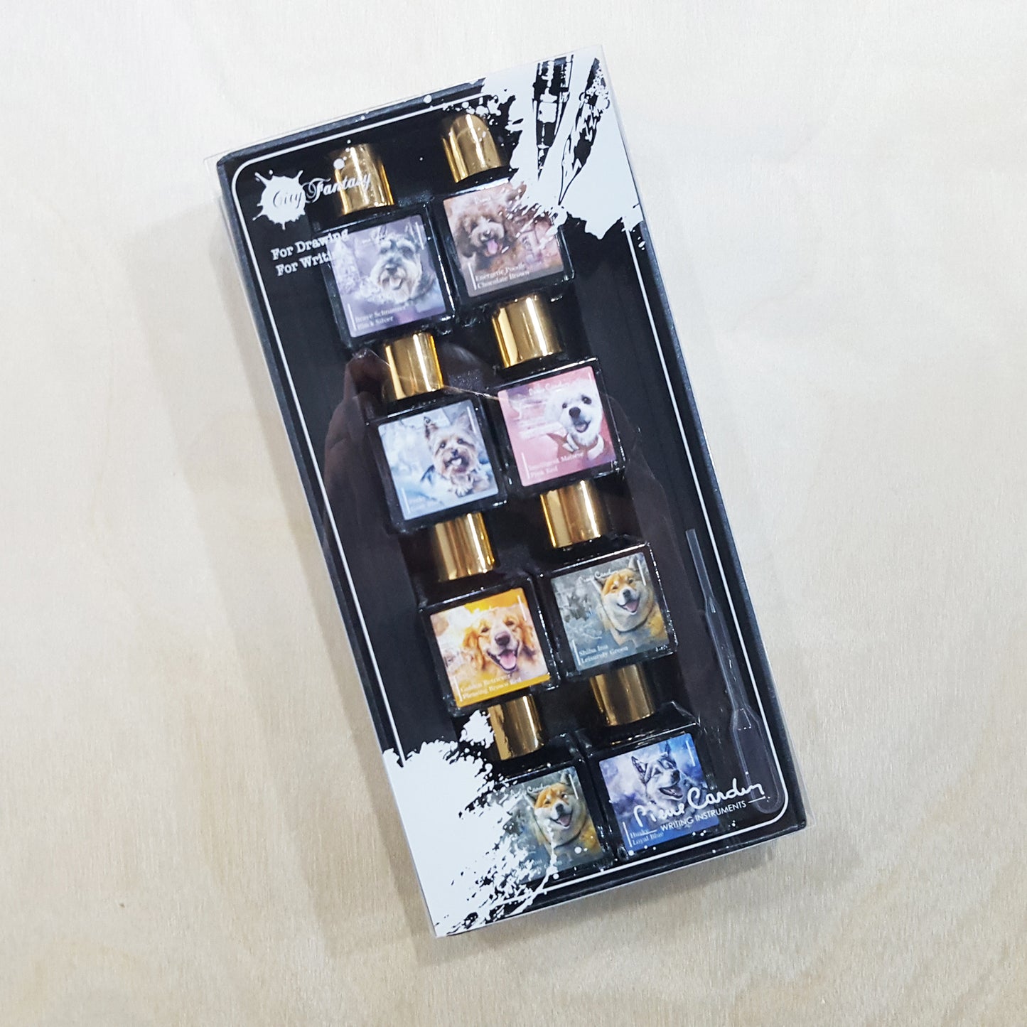 Pierre Cardin Colour of Dogasy 8ml ink bottle x8