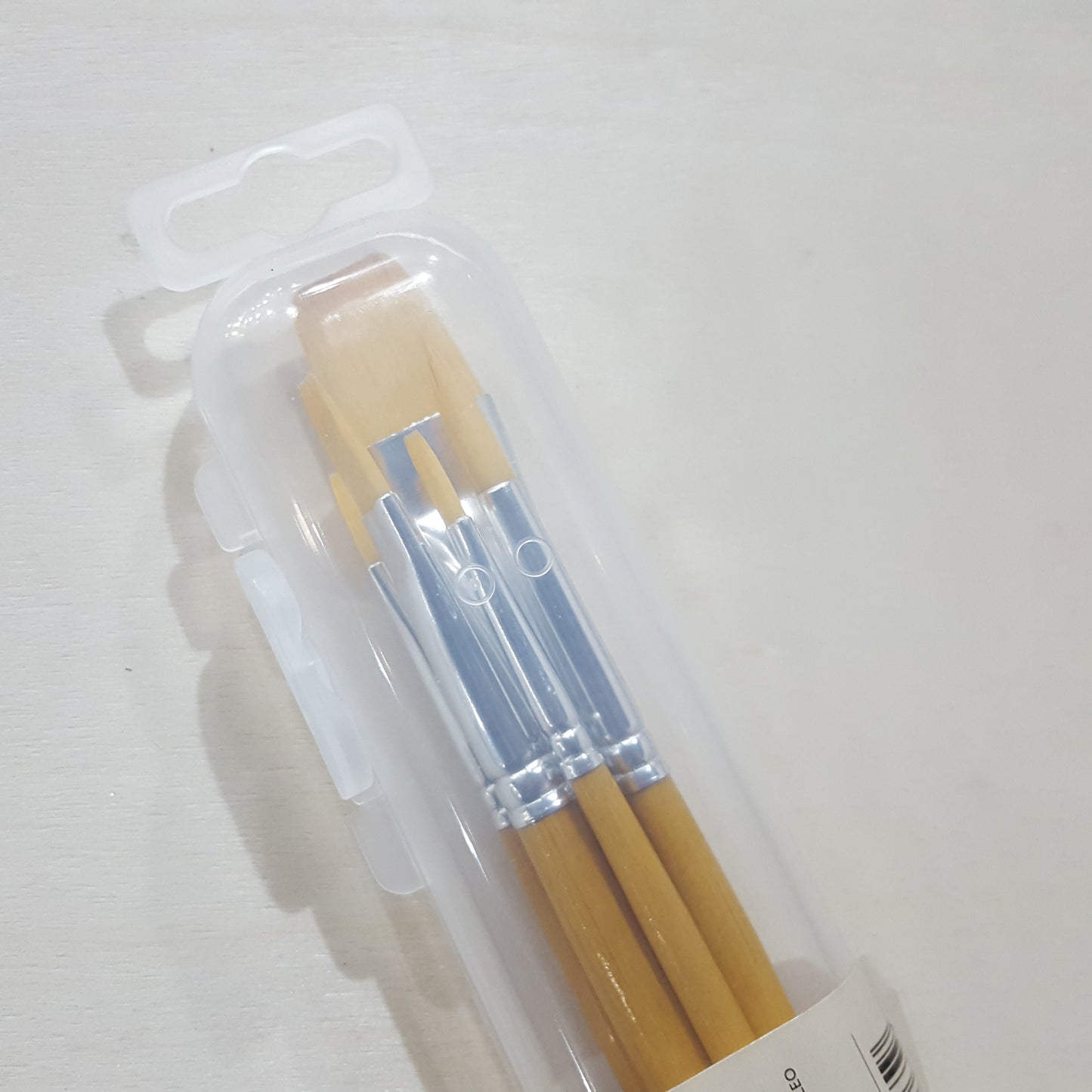 Primo Oil Brushes Case 4 Round Tip+1 Flat Tip