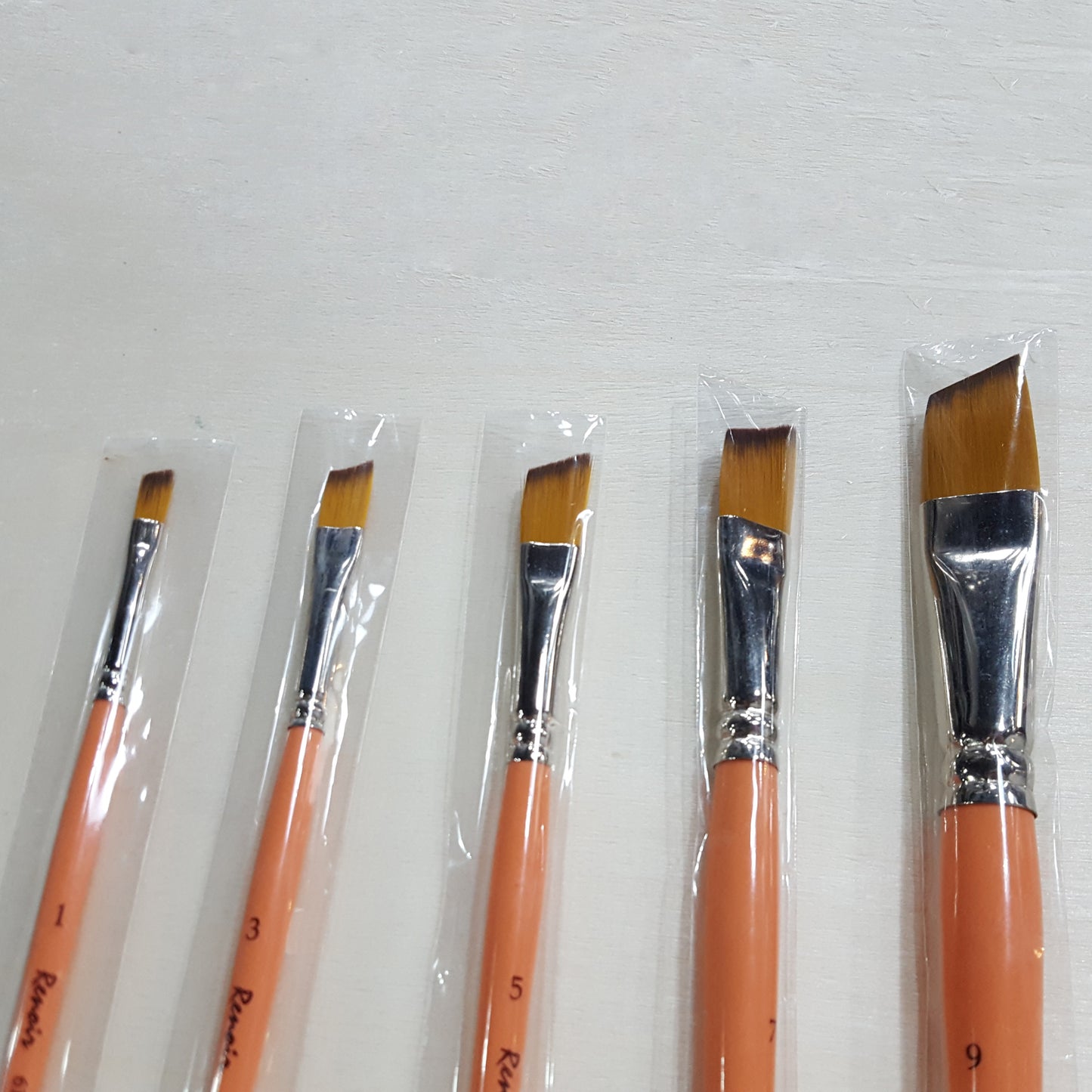 Renoir 日本高級斜平頭畫筆