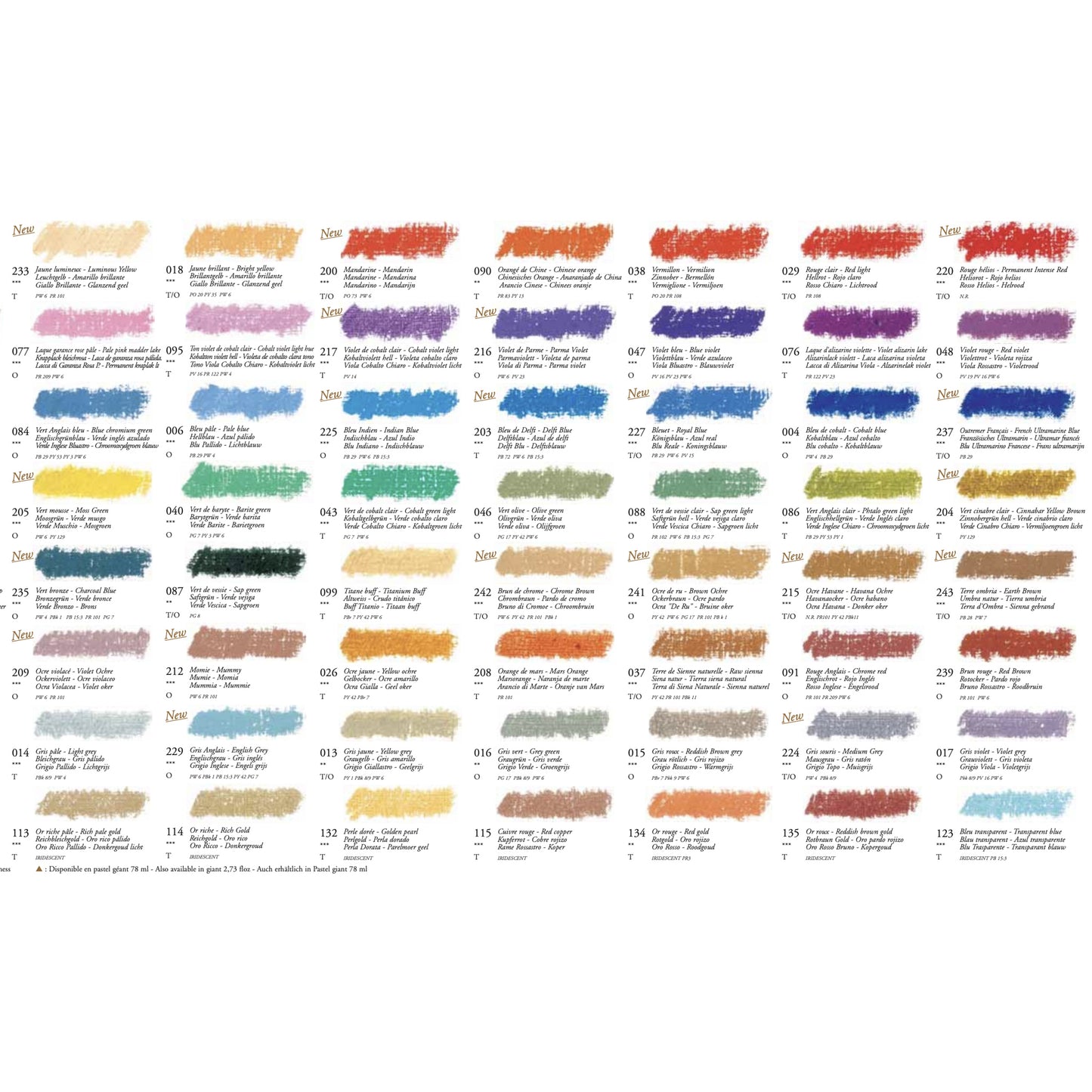 Sennelier Oil Pastel 油粉彩no.111-243