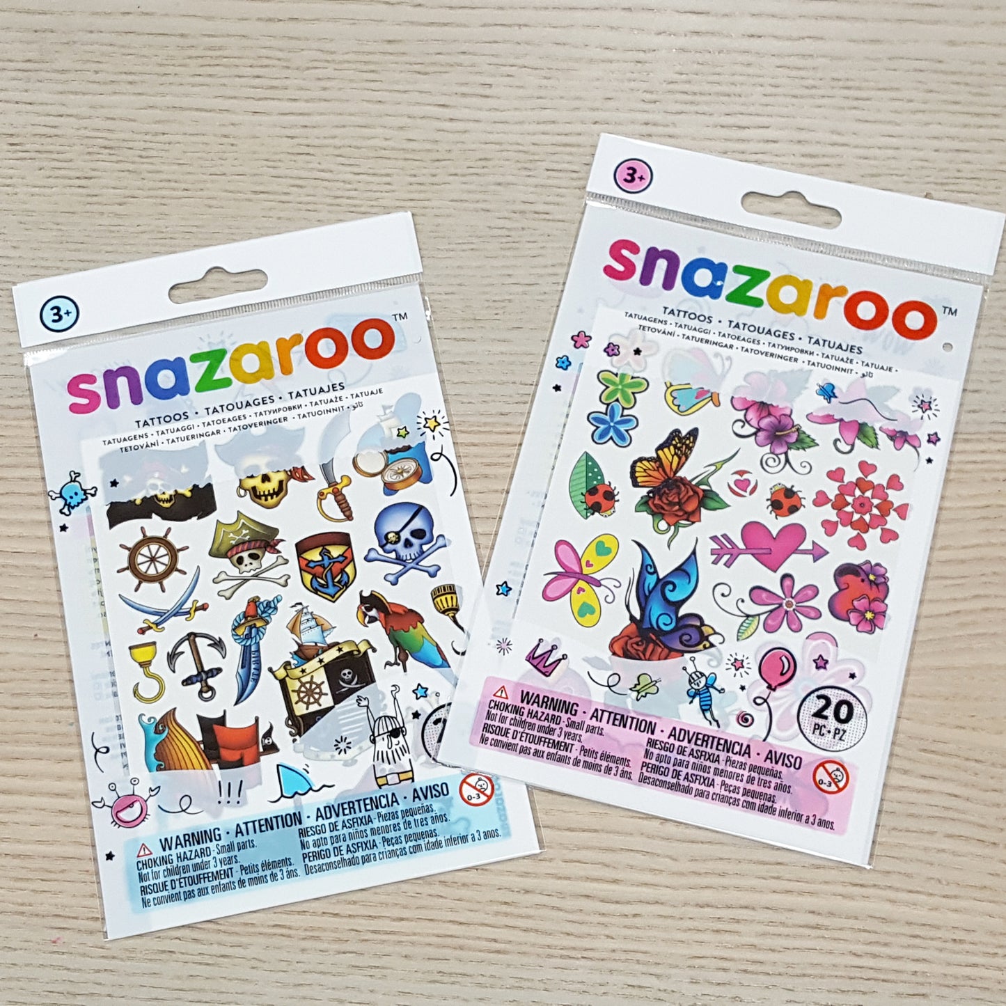 Snazaroo temporapy Tattoos 紋身貼紙