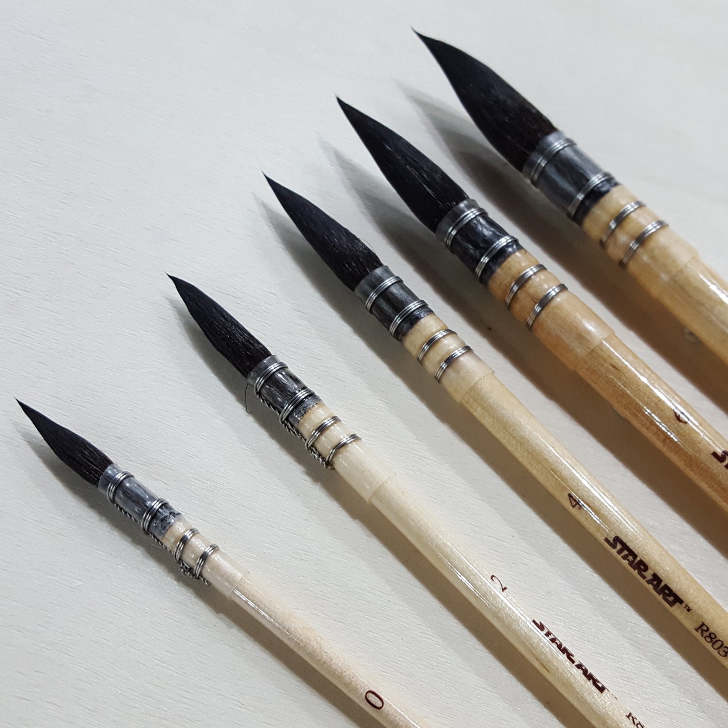 Star Art日本高級松鼠毛水彩畫筆