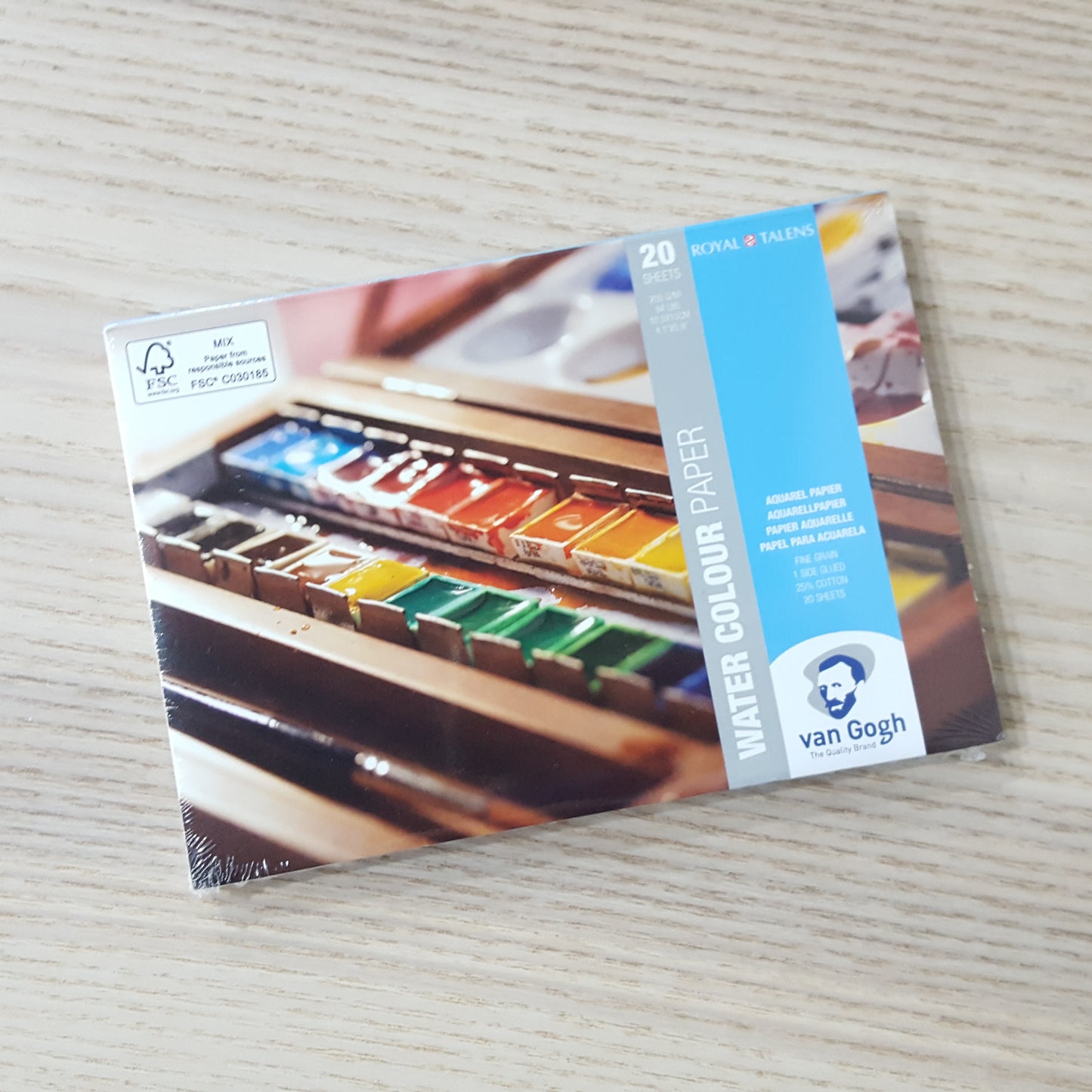 Van Gogh 水彩紙本20頁200g 10.5x15cm