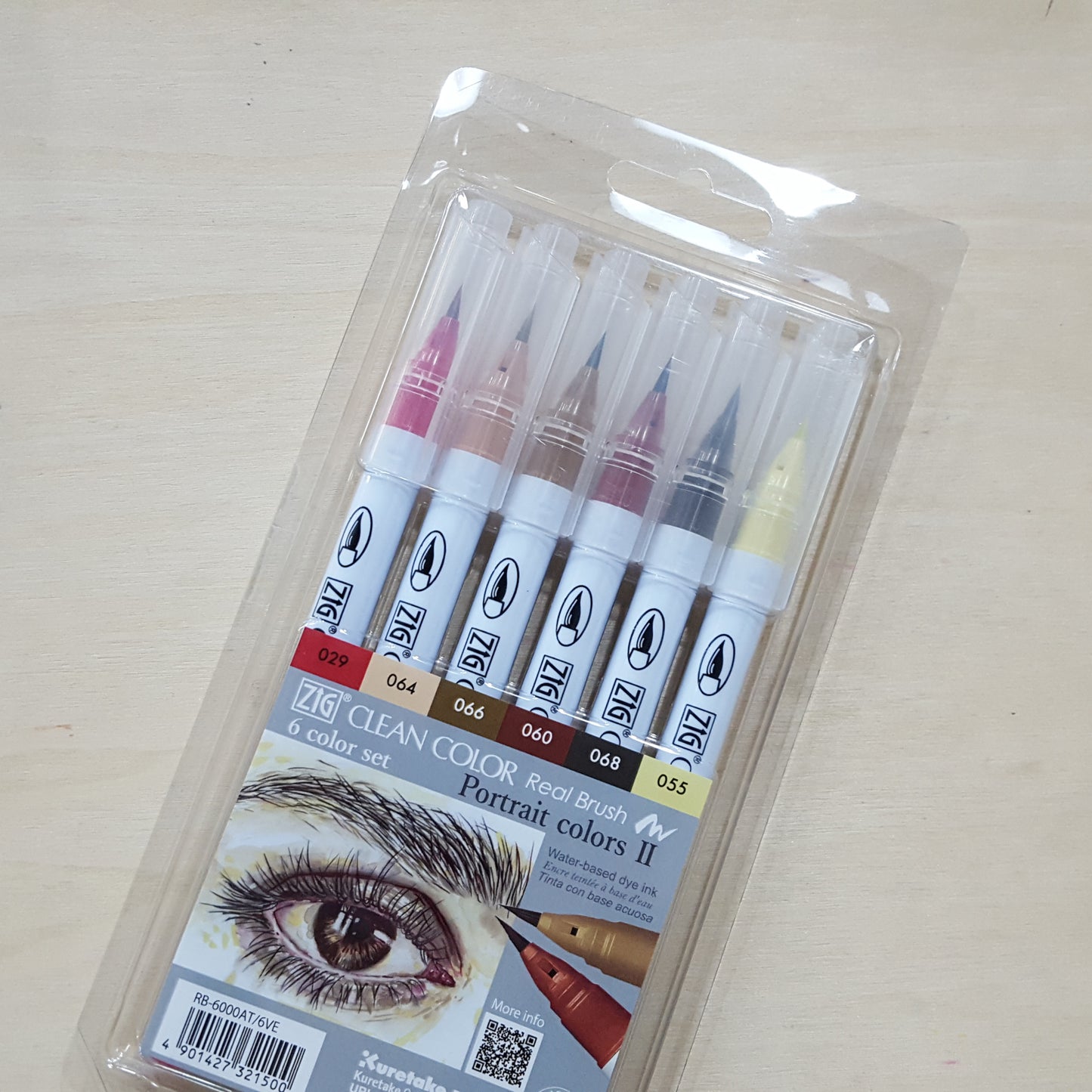 ZIG Clean Color real brush 6C set