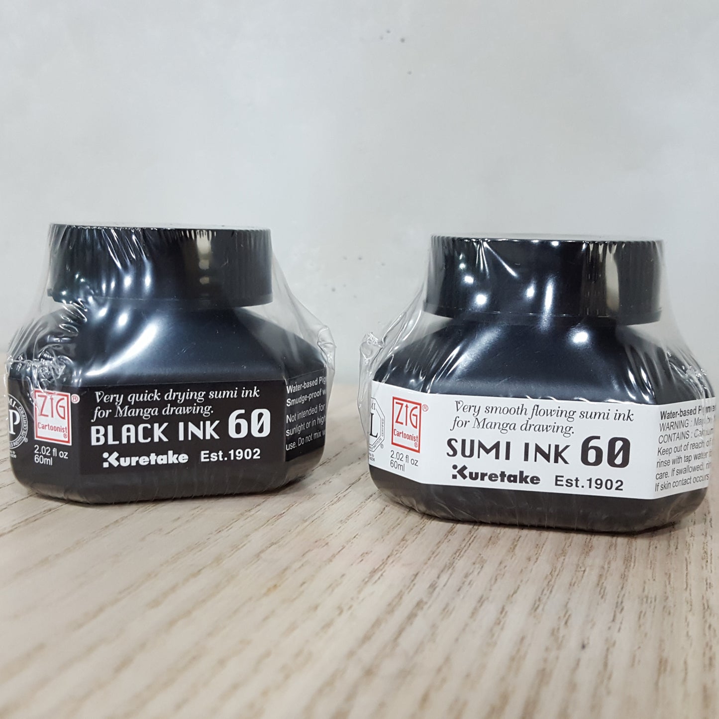 ZIG Black INK 60 黑色(快乾)