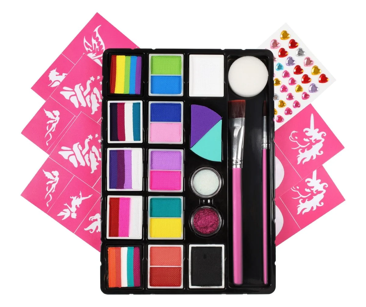 Unicorn & Fairy Face Painting Kit (12C)