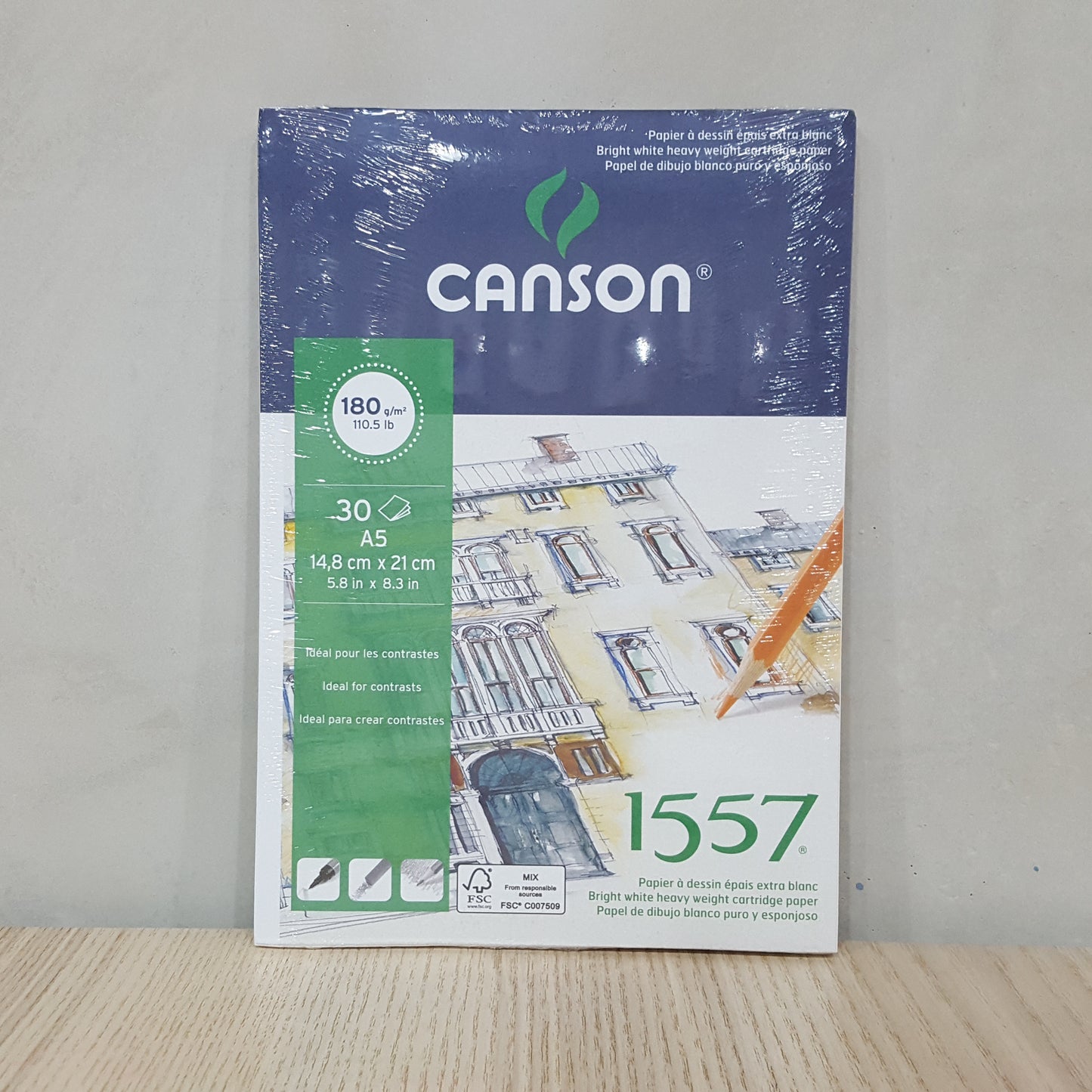 Canson 1557 A5 本裝素描畫簿