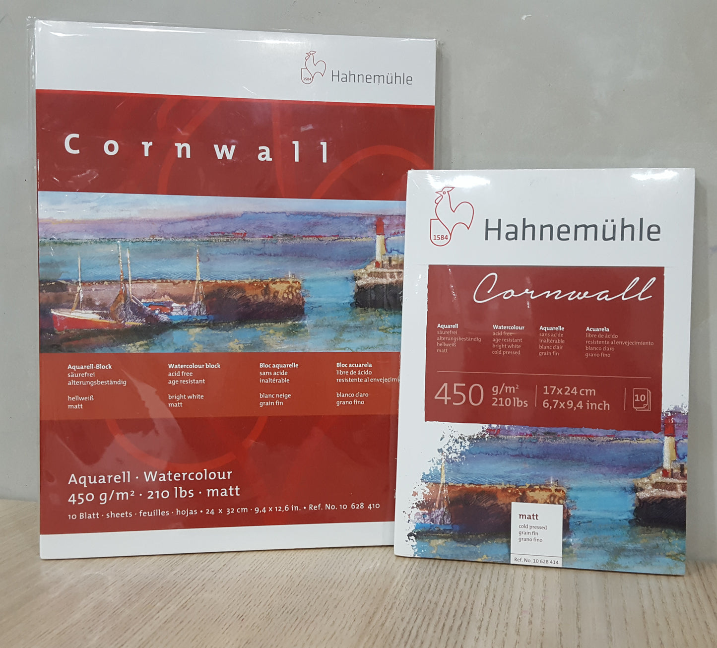 Cornwall 水彩本 450g – 中紋