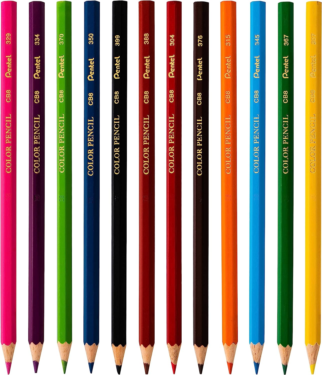 Pentel Color Pencil 12/24/36C