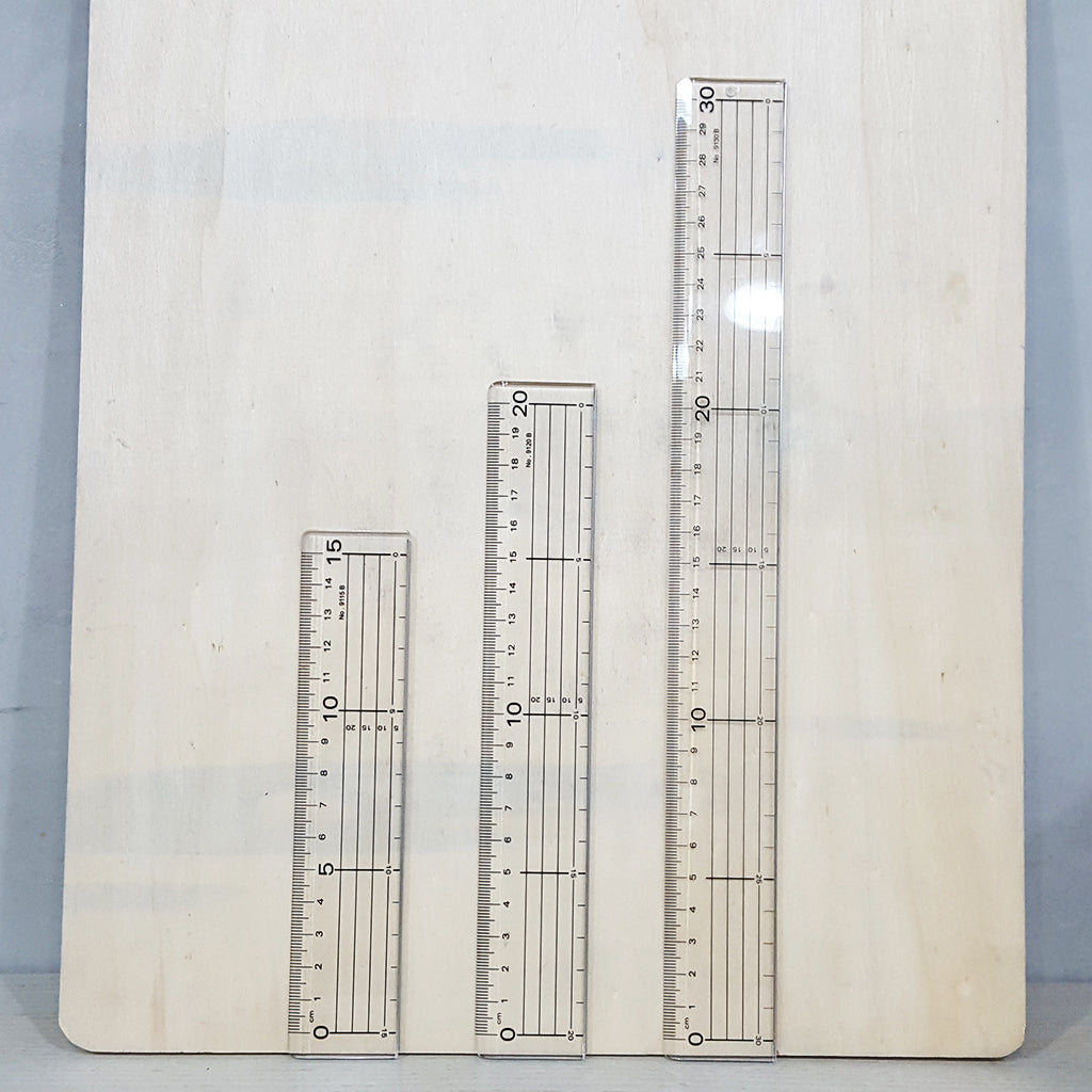 直綫定規透明膠間尺