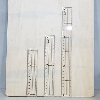 直綫定規透明膠間尺