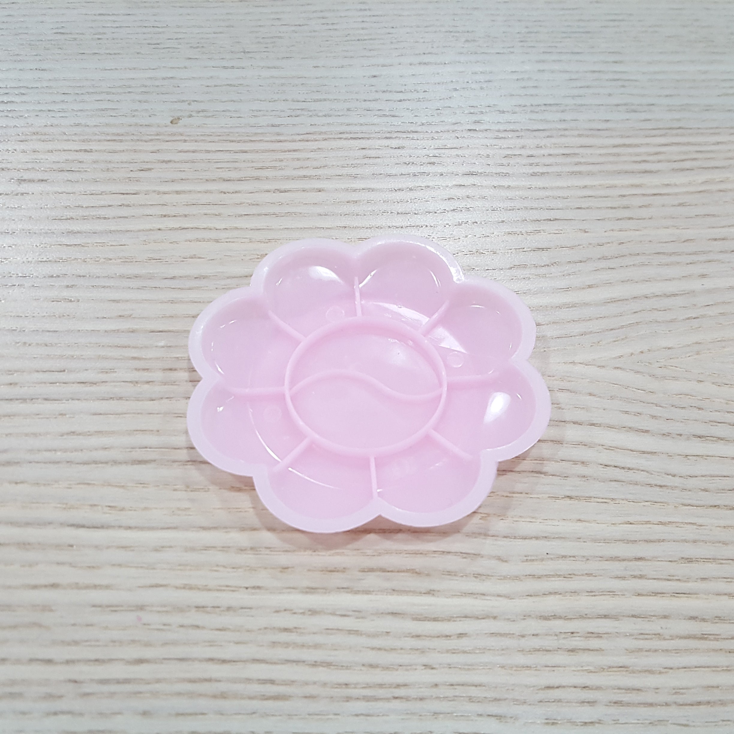 迷你粉紅色塑膠多用途調色碟(8cm) – Kathleen Art Shop
