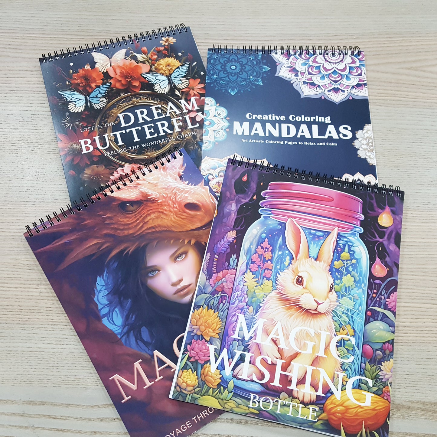 A4木顏色填色本魔幻系列