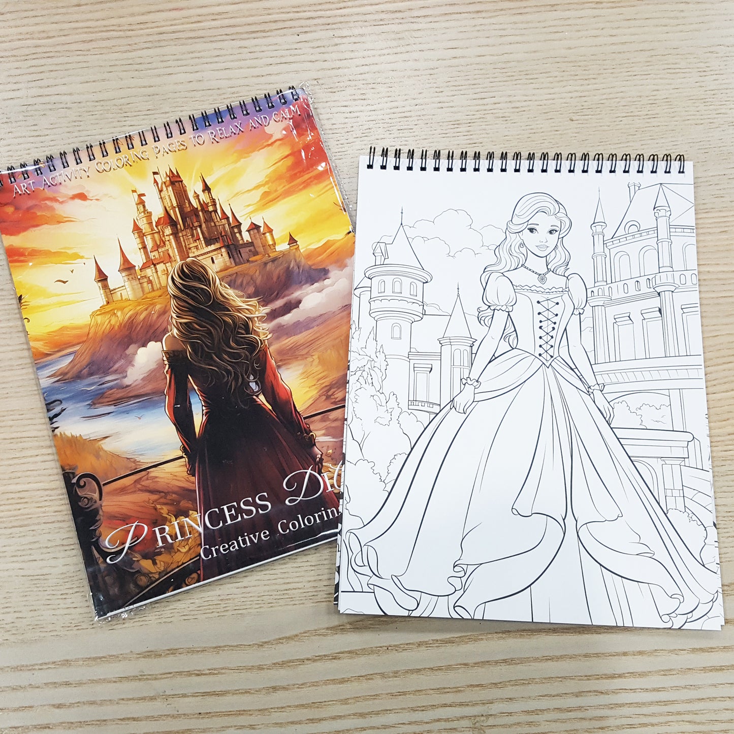 A4木顏色填色本女性之美系列