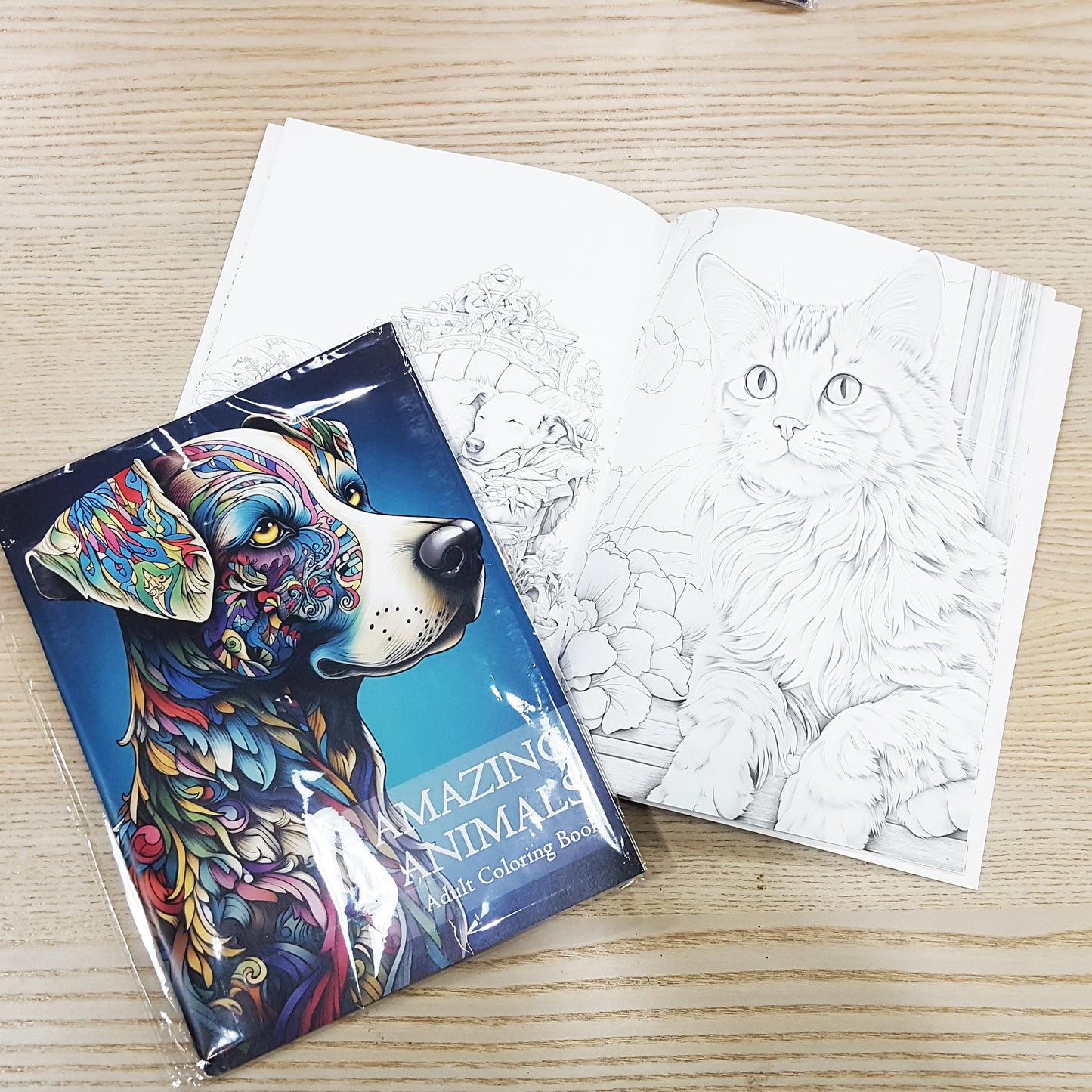 A4木顏色填色本療癒系列A