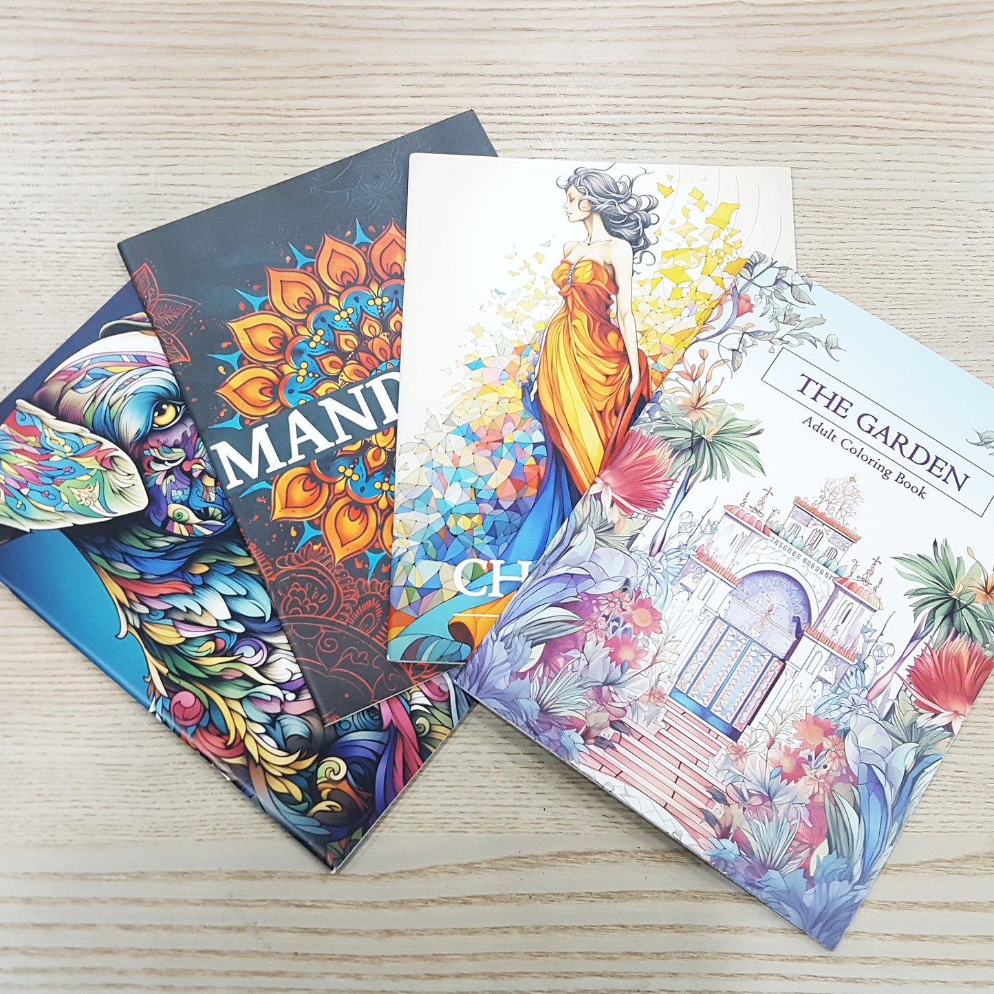 A4木顏色填色本療癒系列A