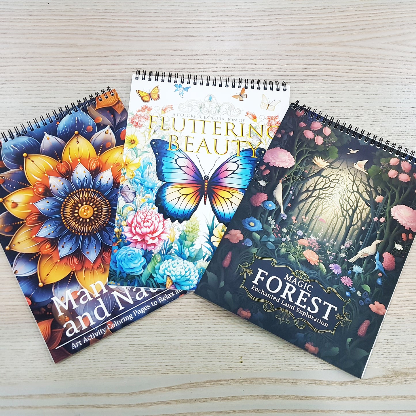 A4木顏色填色本魔法花園系列A