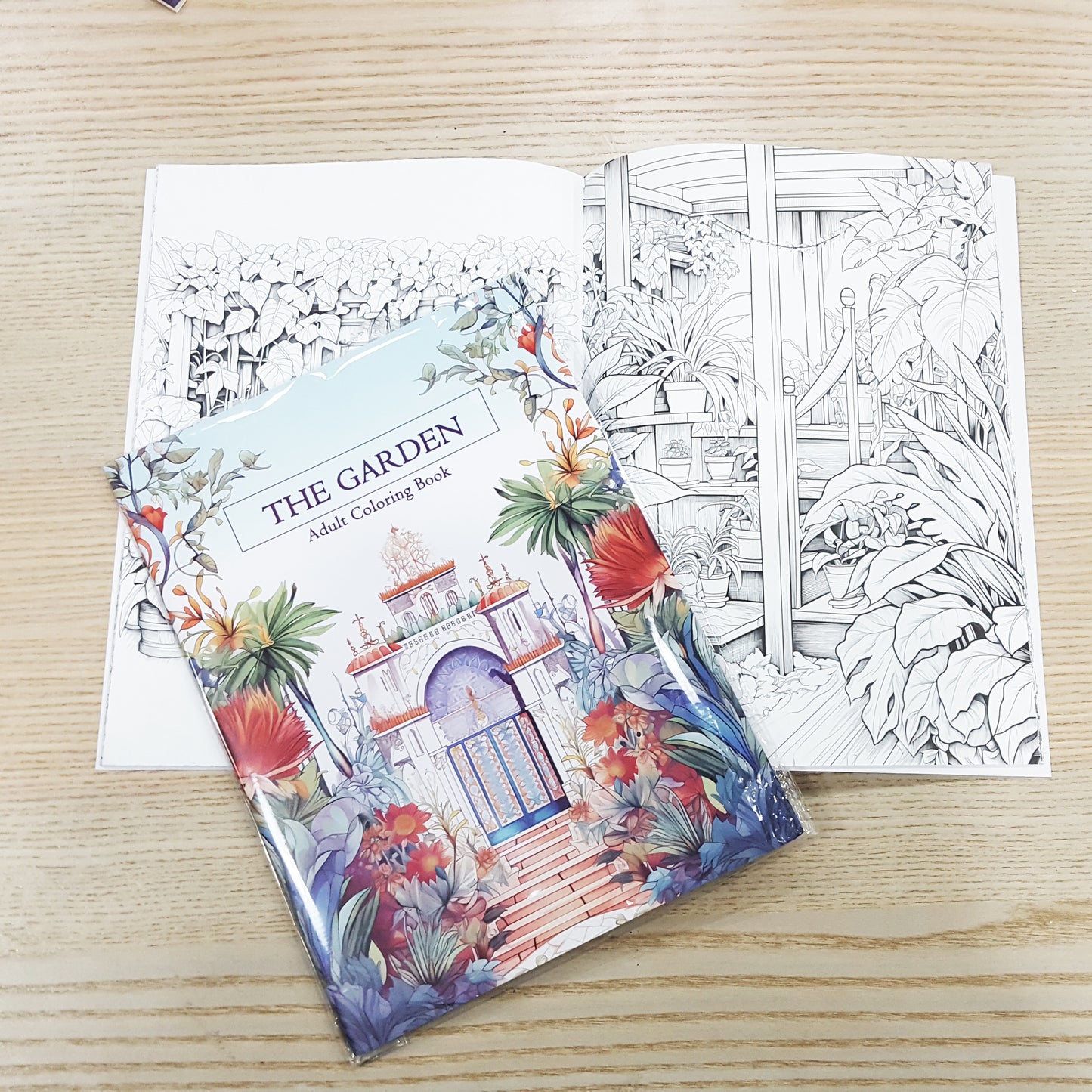 A4木顏色填色本療癒系列A