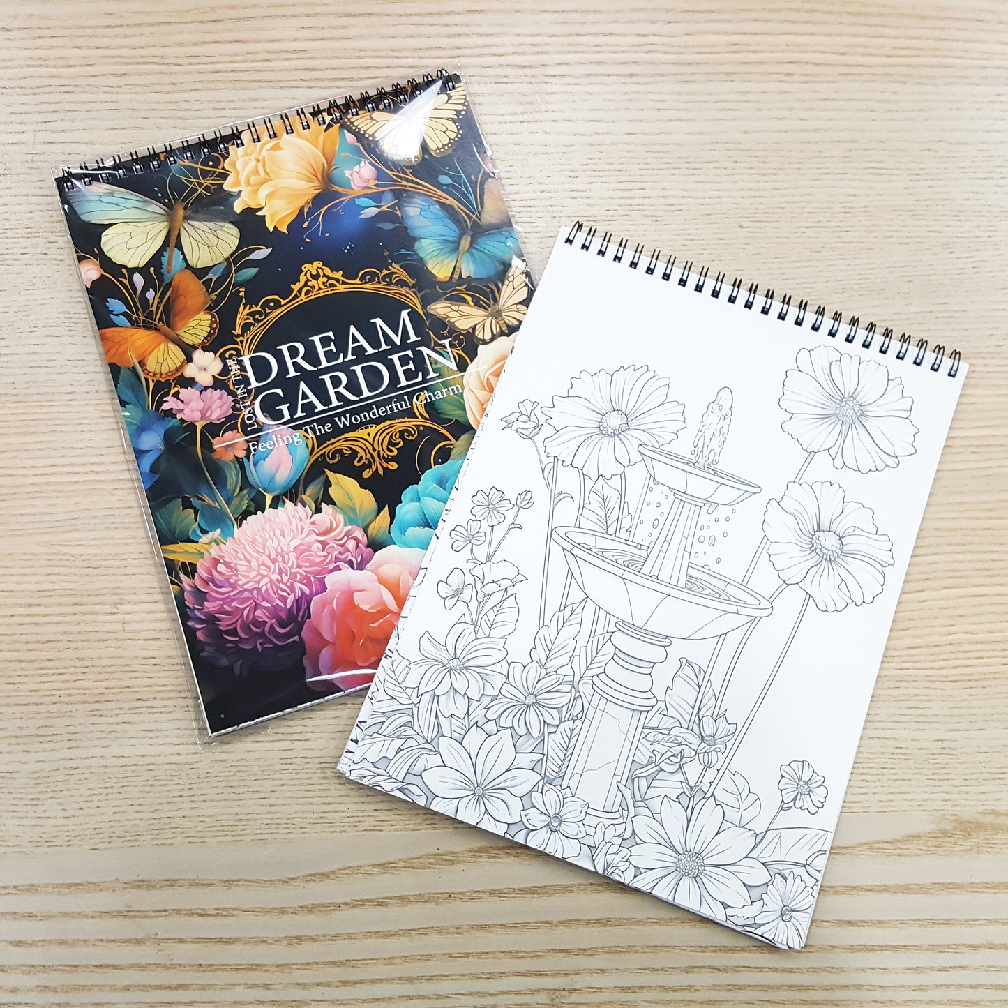 A4木顏色填色本魔法花園系列B