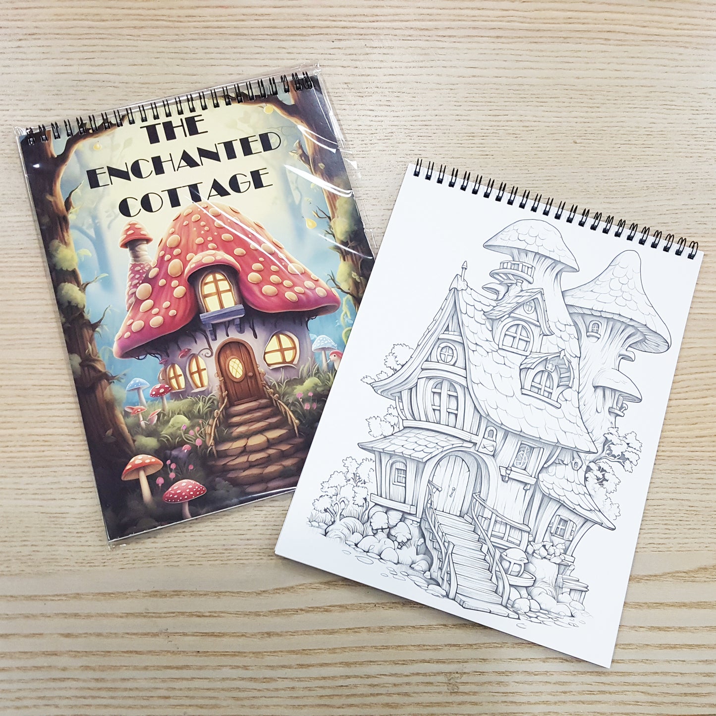 A4木顏色填色本魔法花園系列B