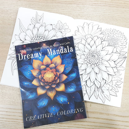 A4木顏色填色本療癒系列B