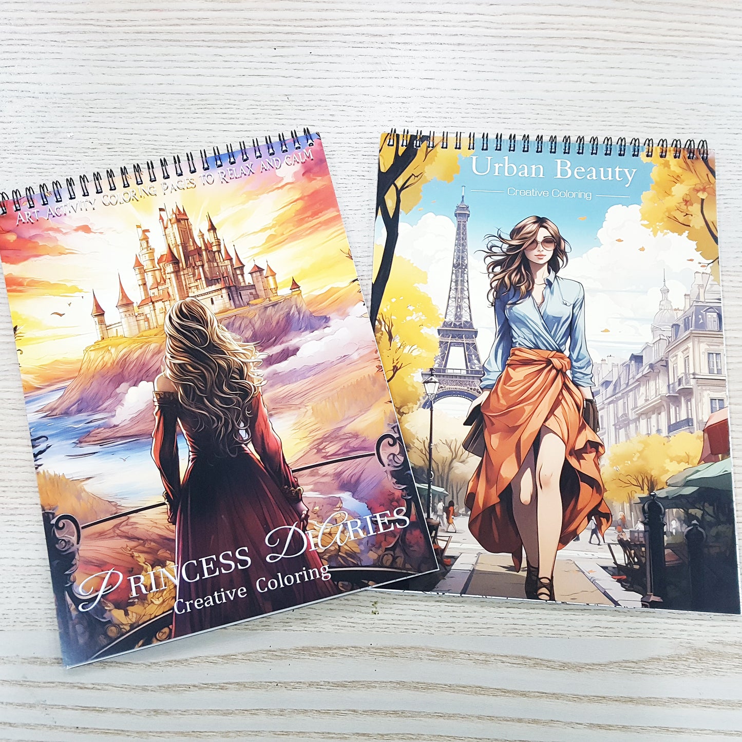 A4木顏色填色本女性之美系列