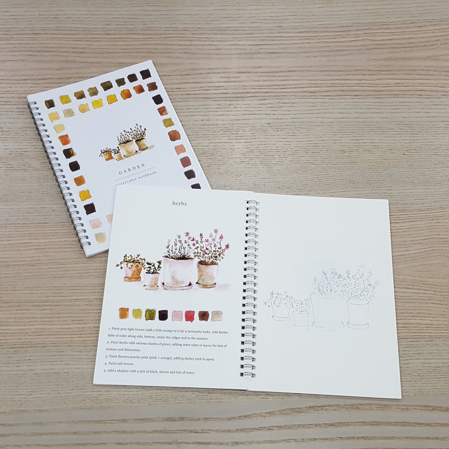 A5水彩填色本連教學