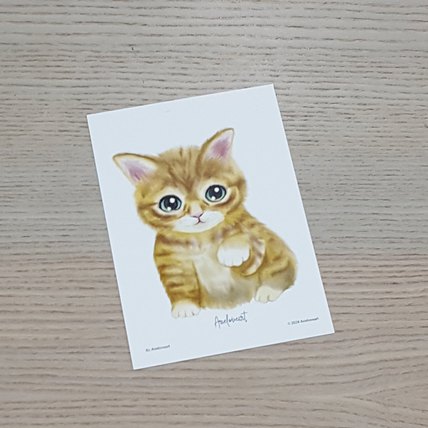 Ariel自家設計postcard