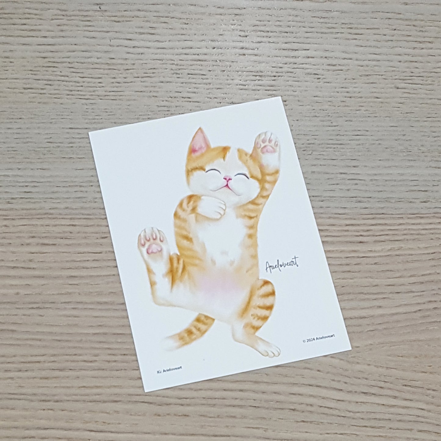 Ariel自家設計postcard