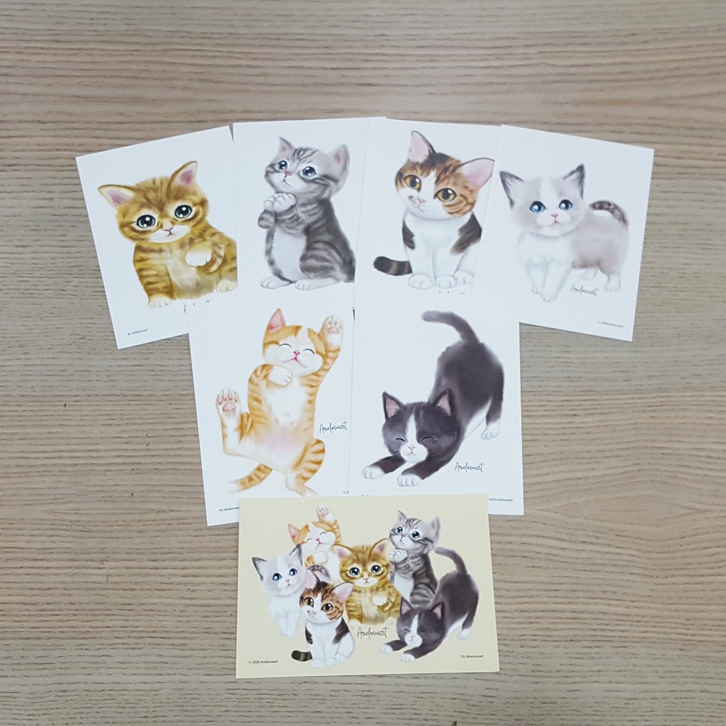 Ariel自家設計postcard