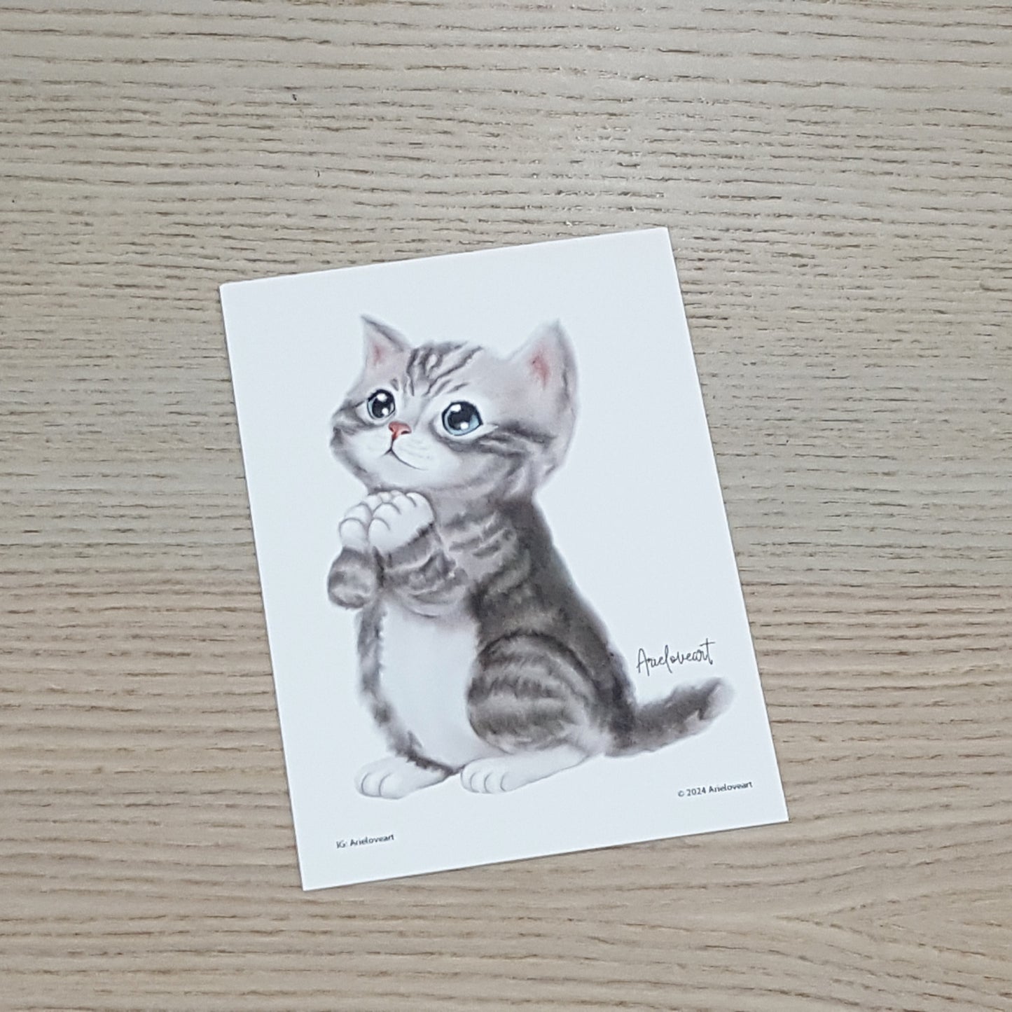 Ariel自家設計postcard