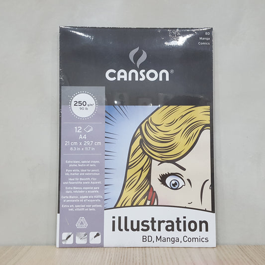 Canson A4 Illustration畫簿 12張250g