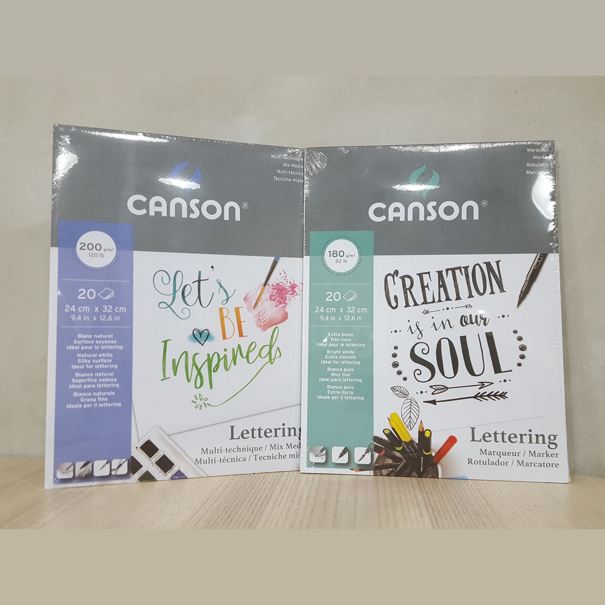 Kathlene Lettering Canson 20張美術字體畫簿 – Kathleen Art Shop