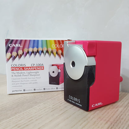 CARL Sharpener 手攪筆刨（粉紅色）
