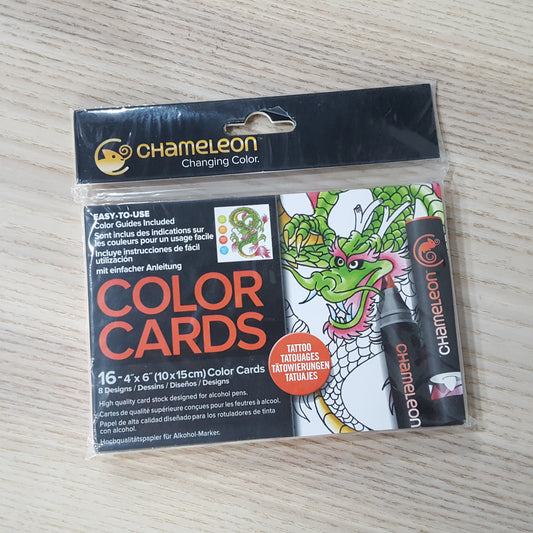 Chameleon color cards 10x15cm
