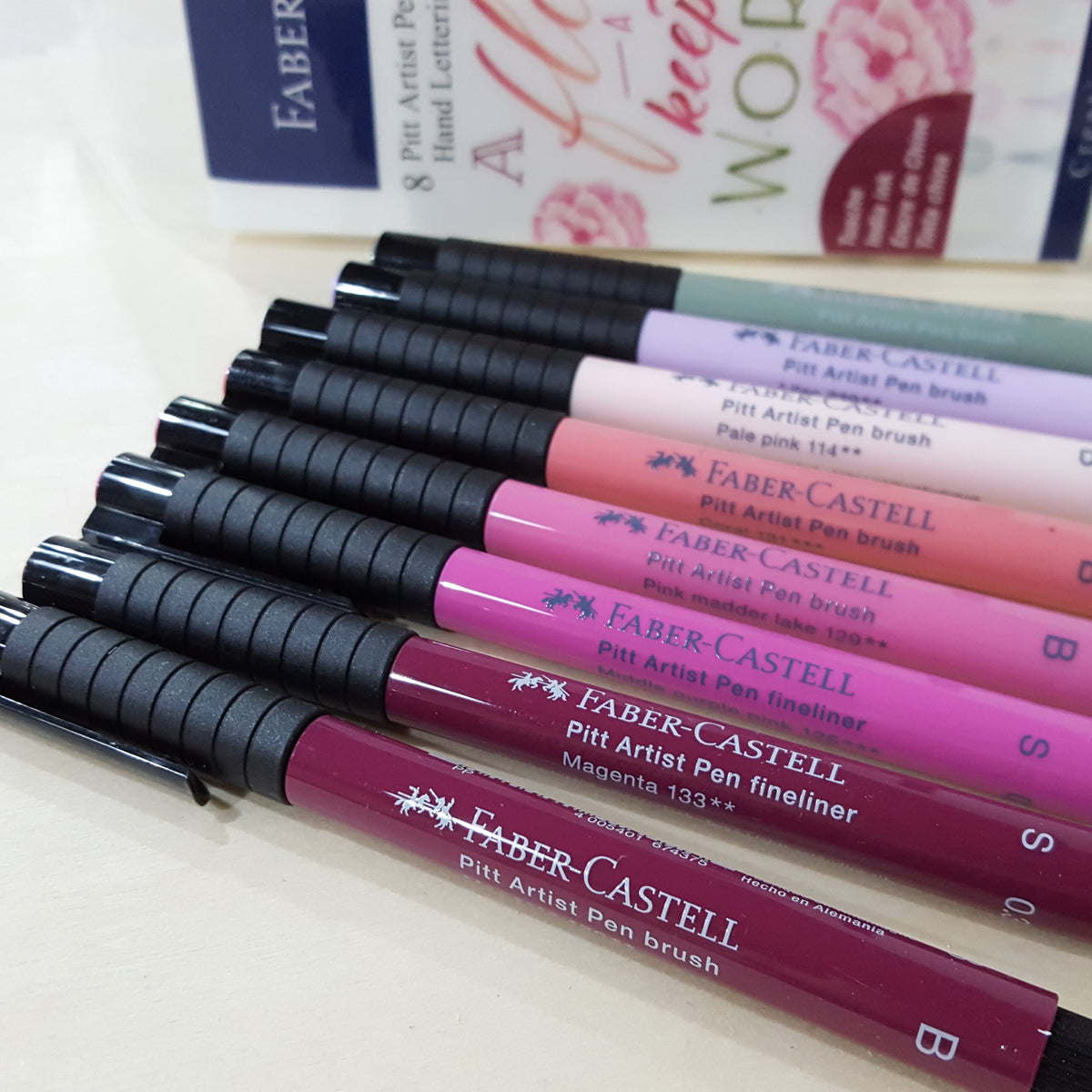 Faber Castell Ruler Lettering Faber Castell Artist Pens Hand Lettering Set – Kathleen Art Shop