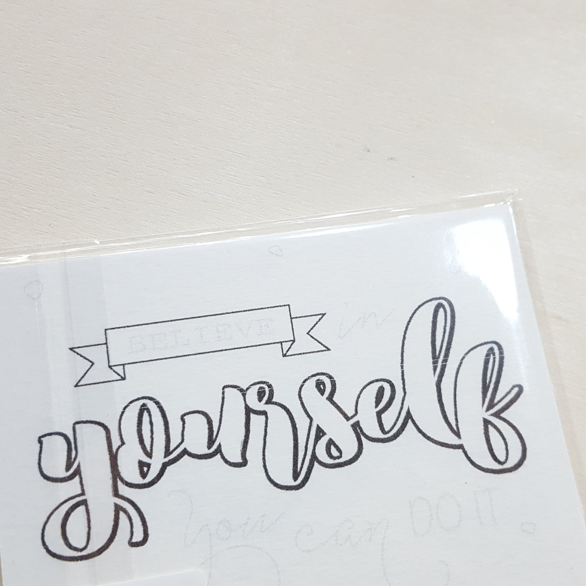 Kathlene Lettering Lettering Coloring Card – Kathleen Art Shop