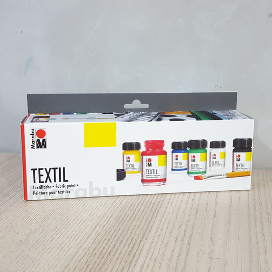 Marabu Textil Paint 6色 15ml繪布彩