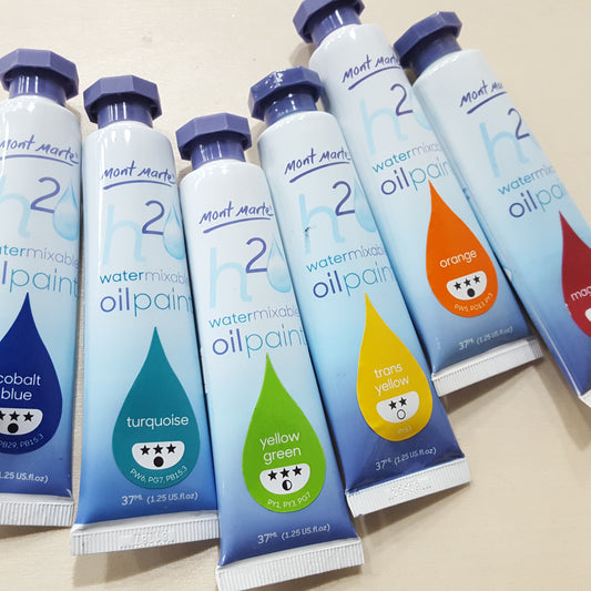 Mont Marte Watermixable oil Color 水性油畫顏料 37ml