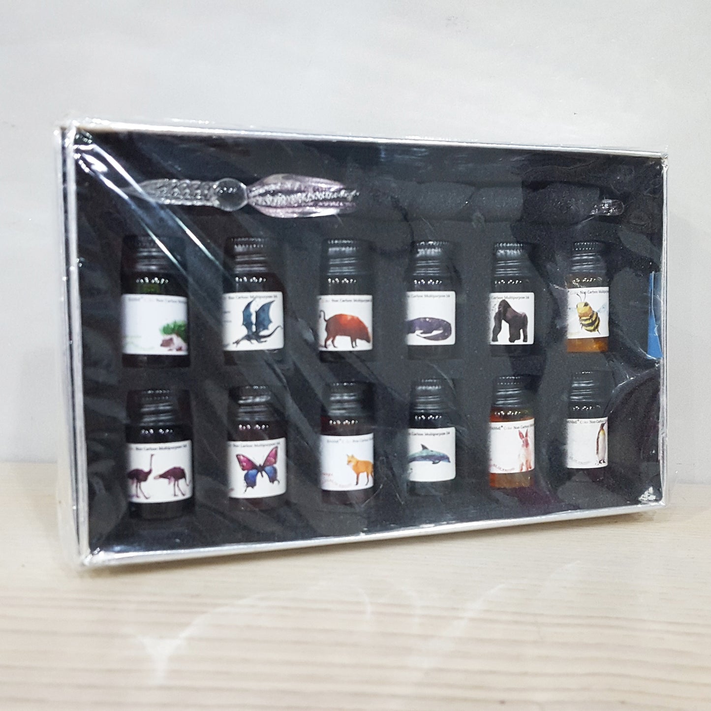 聖誕優惠1：玻璃筆連12色墨水套裝