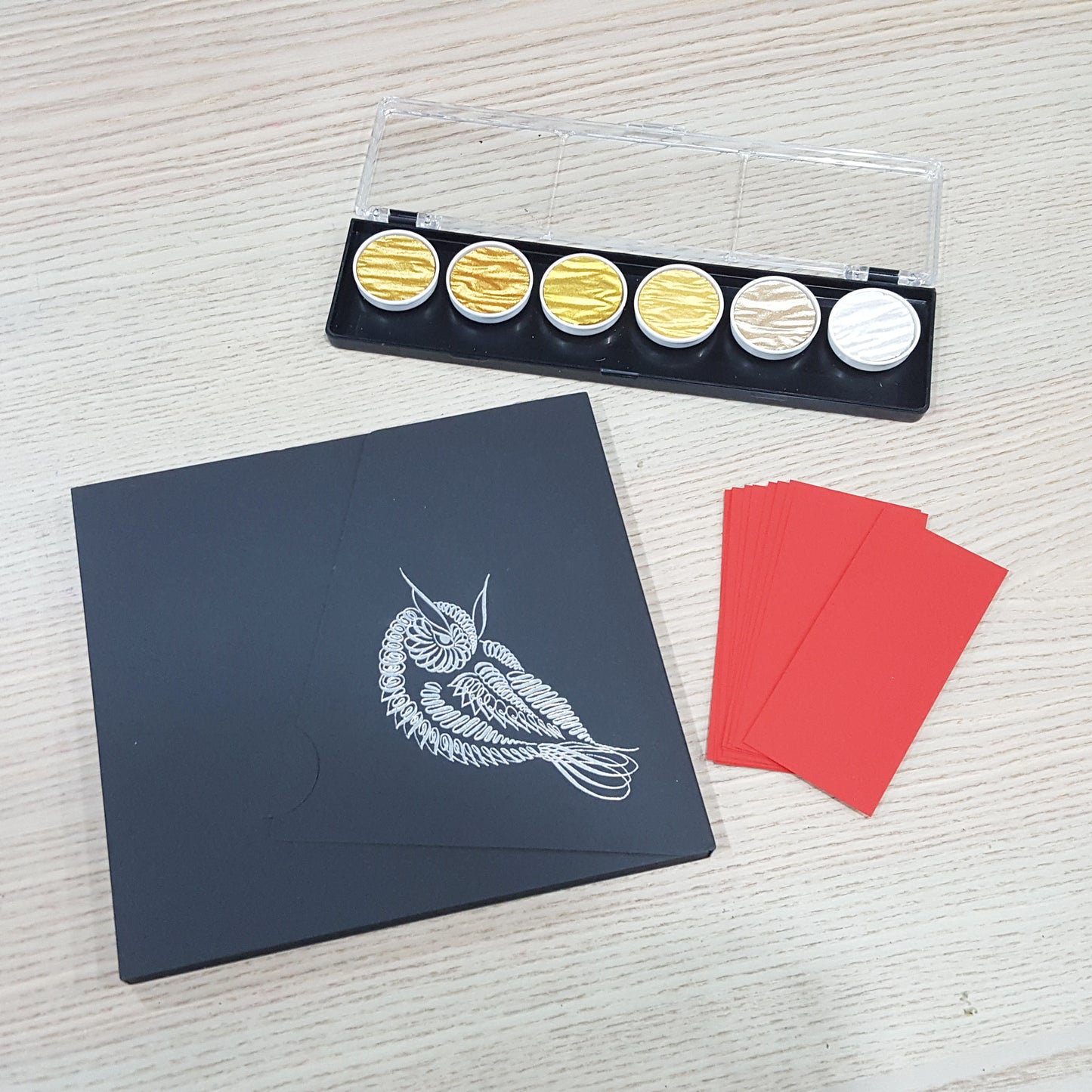 新年優惠3：Finetec顔色+紅紙書法紙套裝