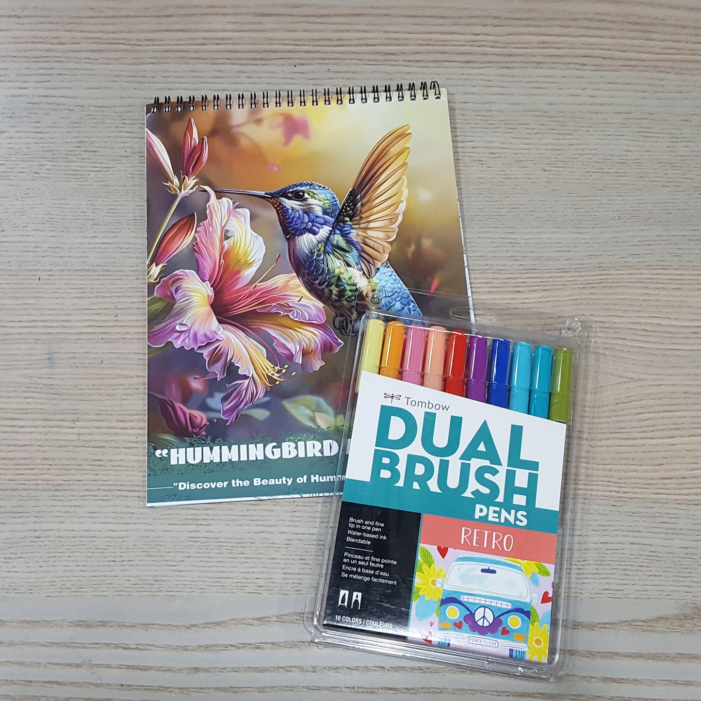 新年優惠2：A4填色本+10色ABT Brush套裝