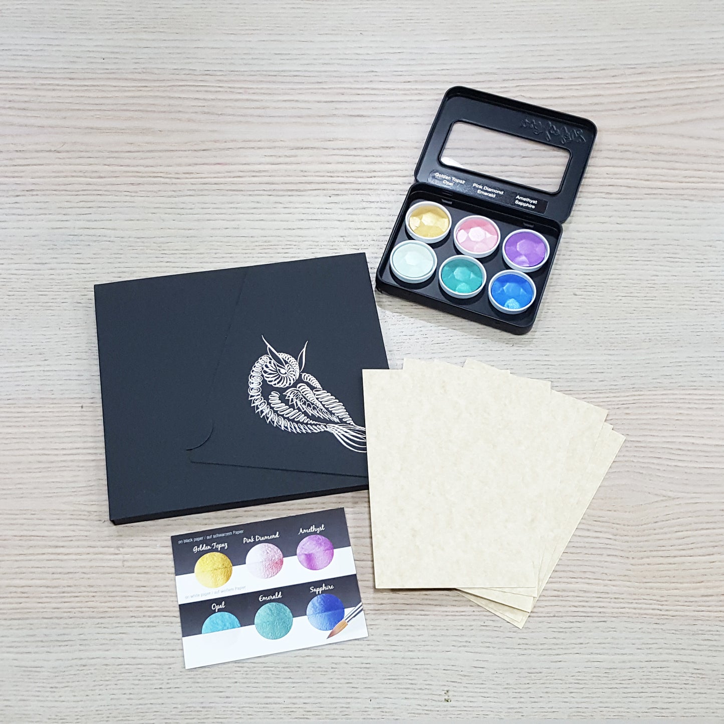 聖誕優惠3：Finetec顔色+書法紙套裝