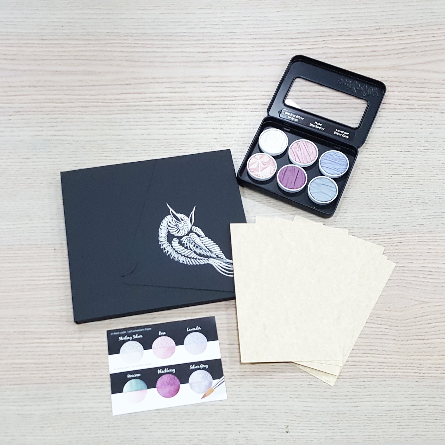 聖誕優惠3：Finetec顔色+書法紙套裝