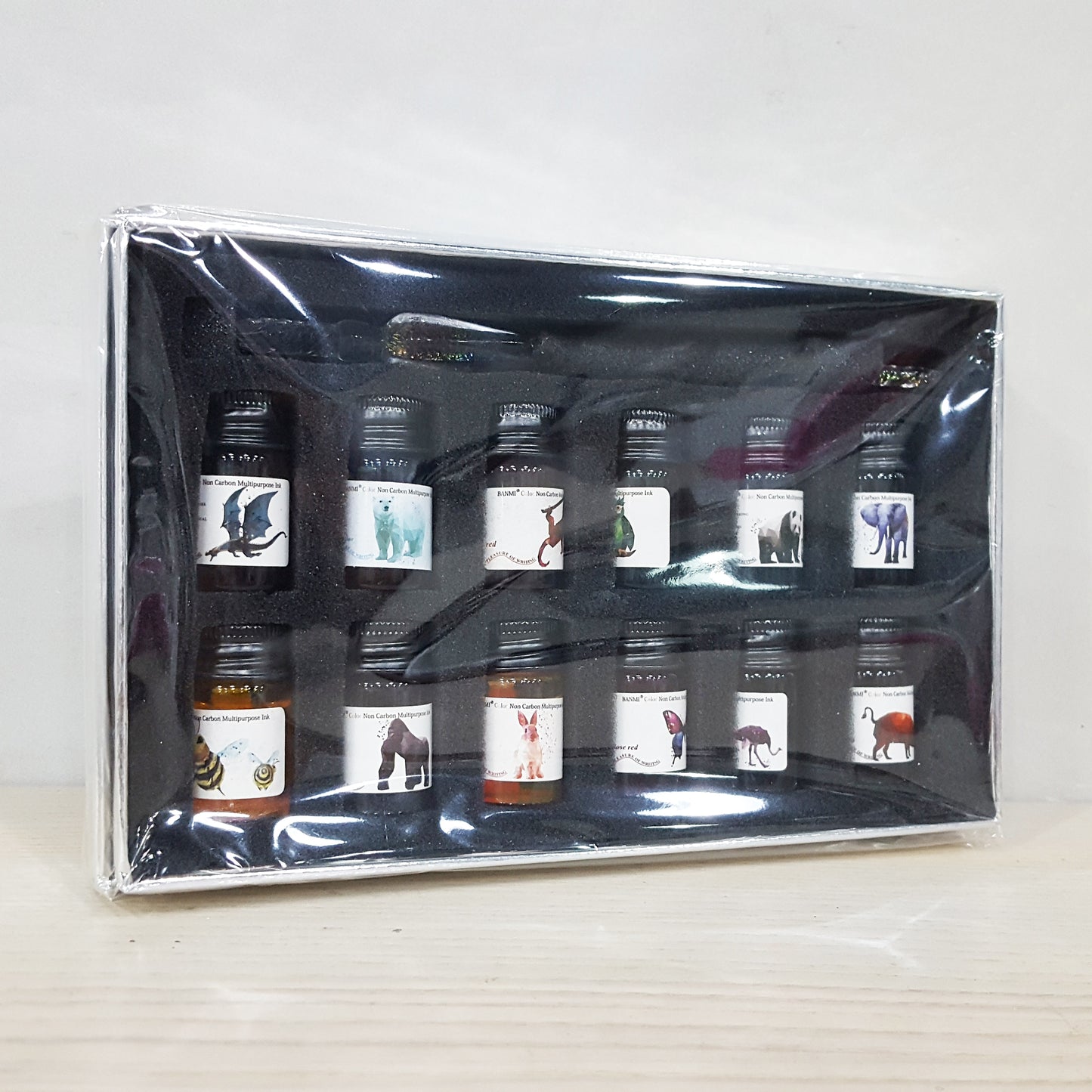 聖誕優惠1：玻璃筆連12色墨水套裝