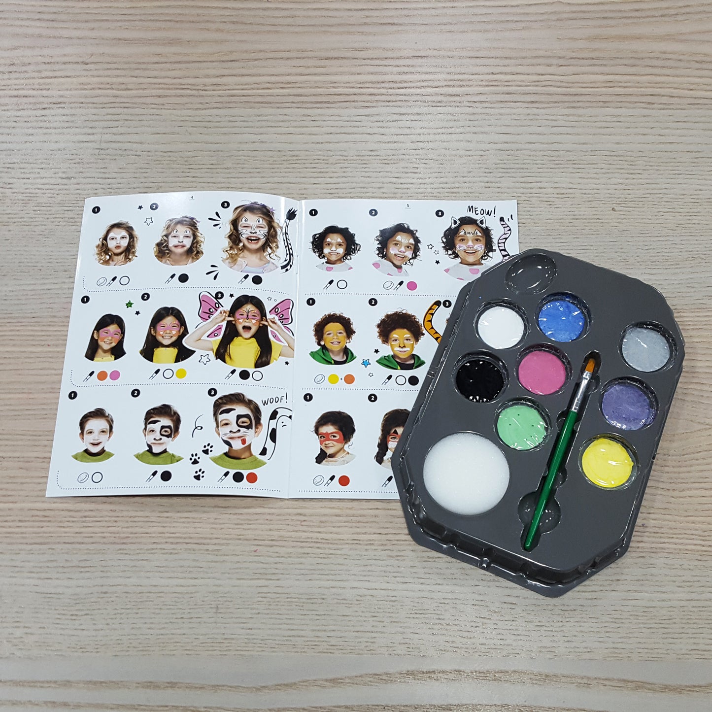 Snazaroo Face Paint Kit (連教學本)